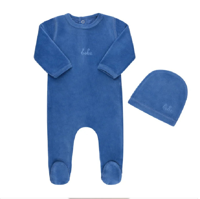 combinaison velours bébé