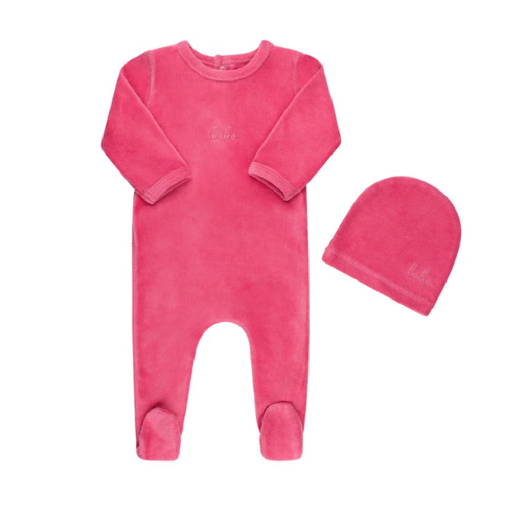 combinaison velours bébé