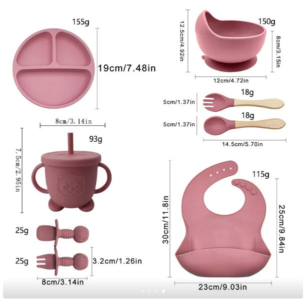 Ensemble en silicone bébé